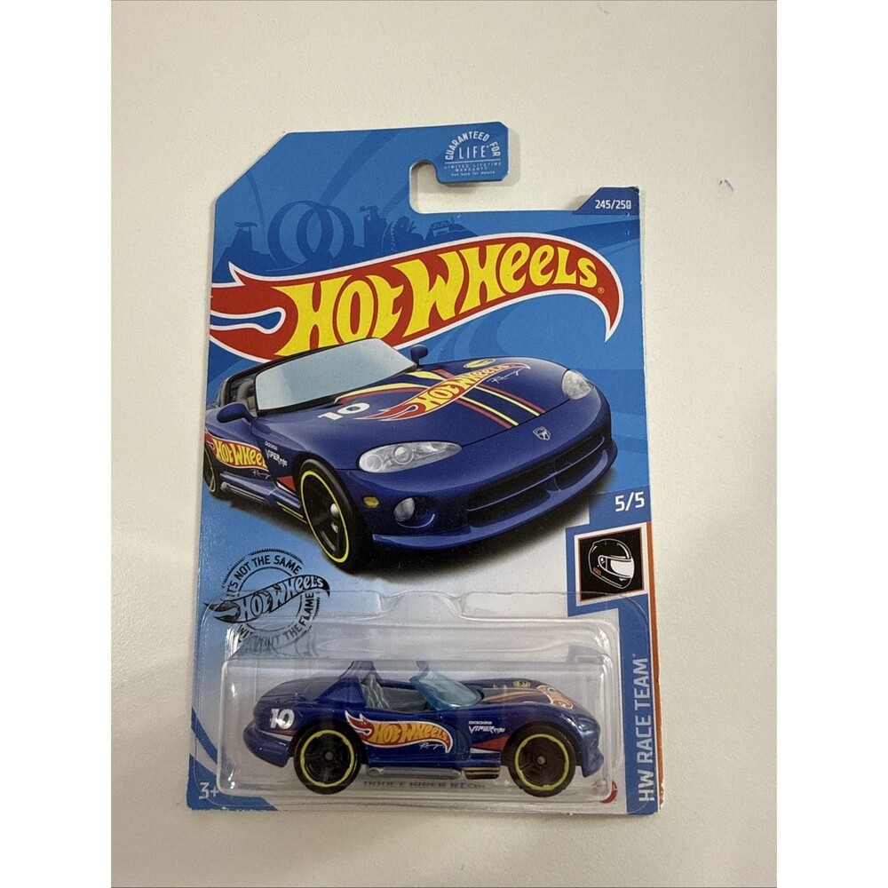 2018 Hot Wheels HW Race Team [5/5] Dodge Viper RT/10 [245/250] Treasure Hunt NEW